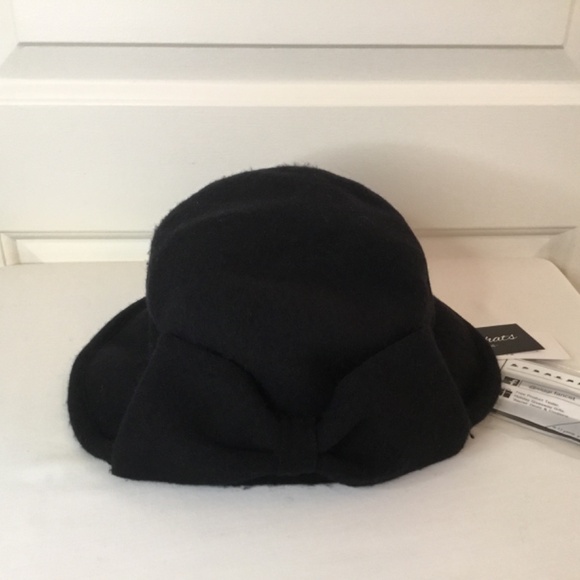 Women’s 1920s Vintage Style Wool Felt Cloche Bucket Bowler Hat - Picture 2 of 5